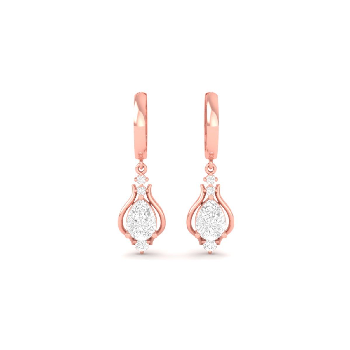 Pear Cut Moissanite Dr...