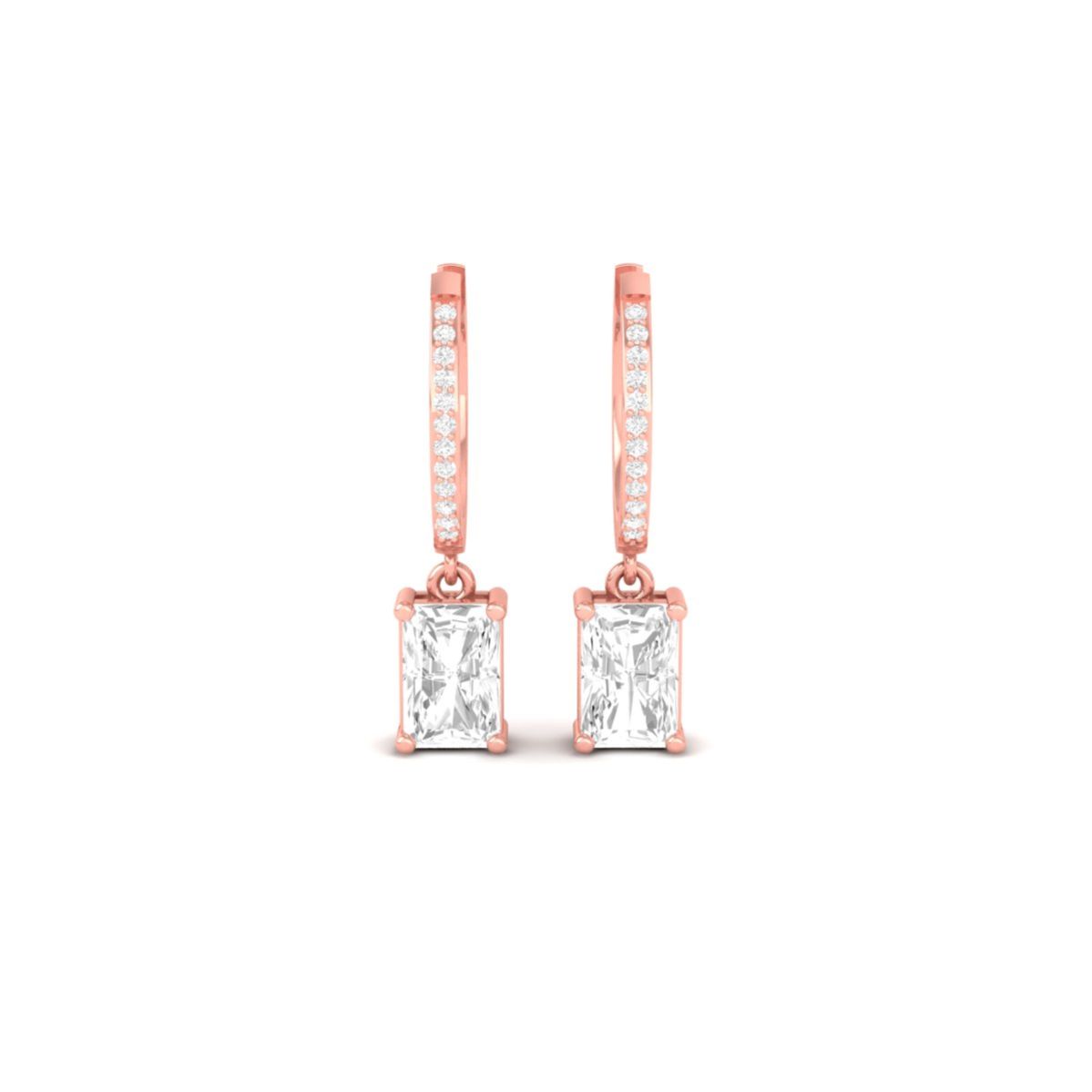 Radiant Cut Moissanite...