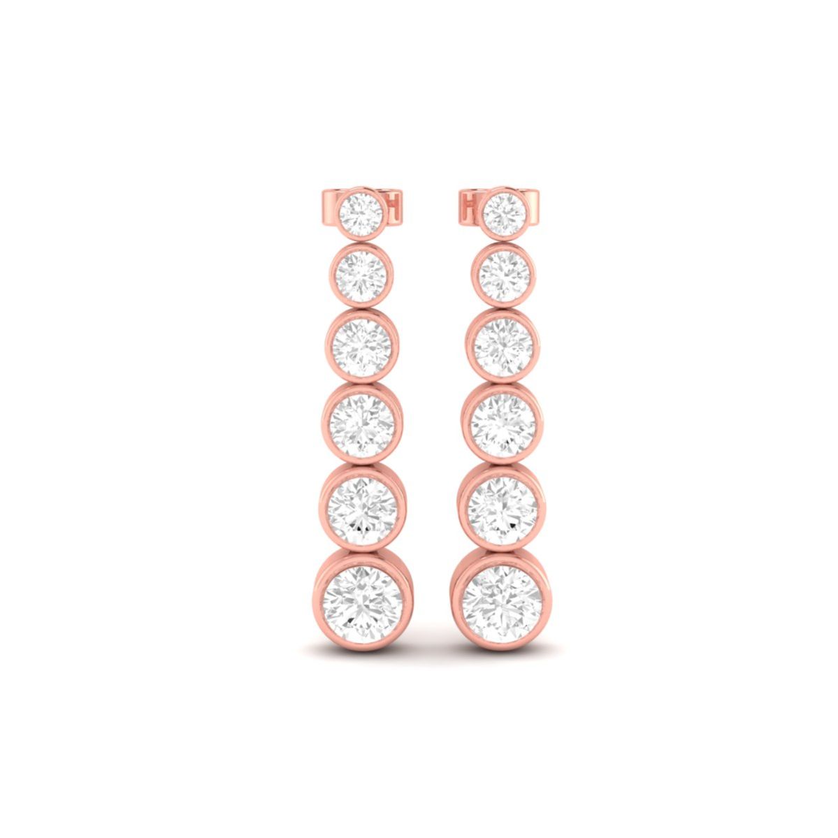 Bezel Set Moissanite L...