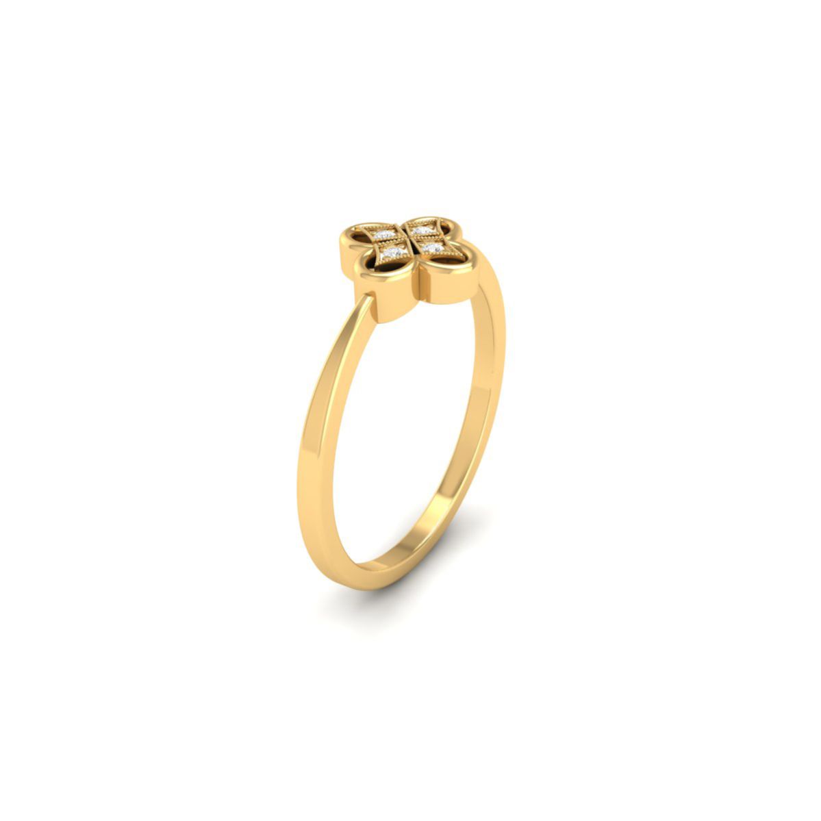 Flower Shape Engagemen...