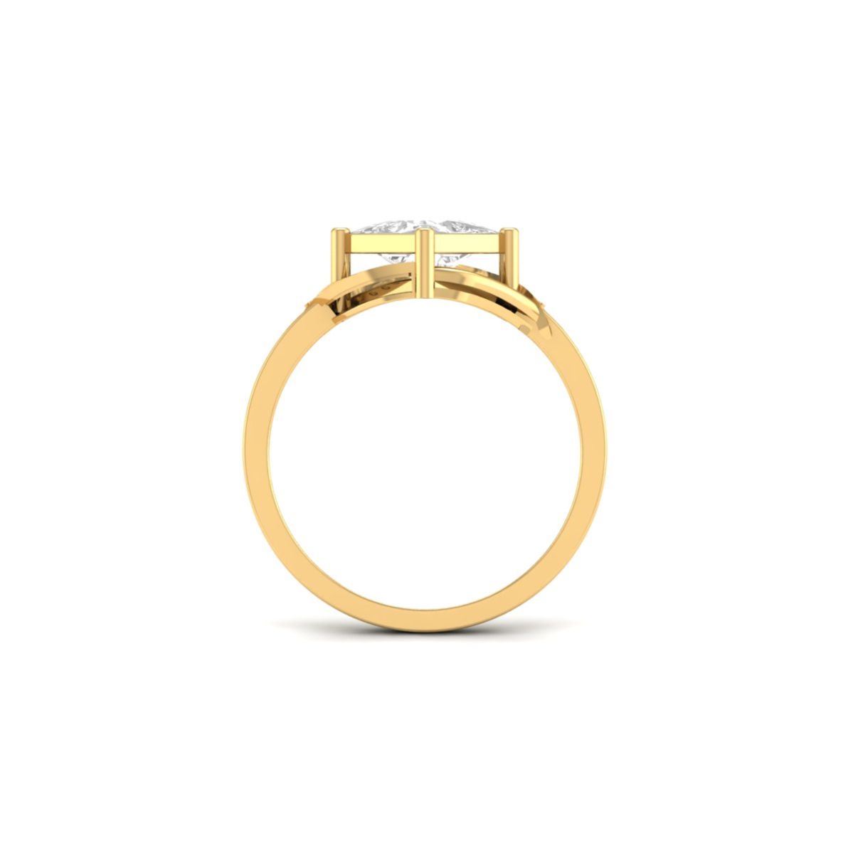 Princess Cut Moissanit...