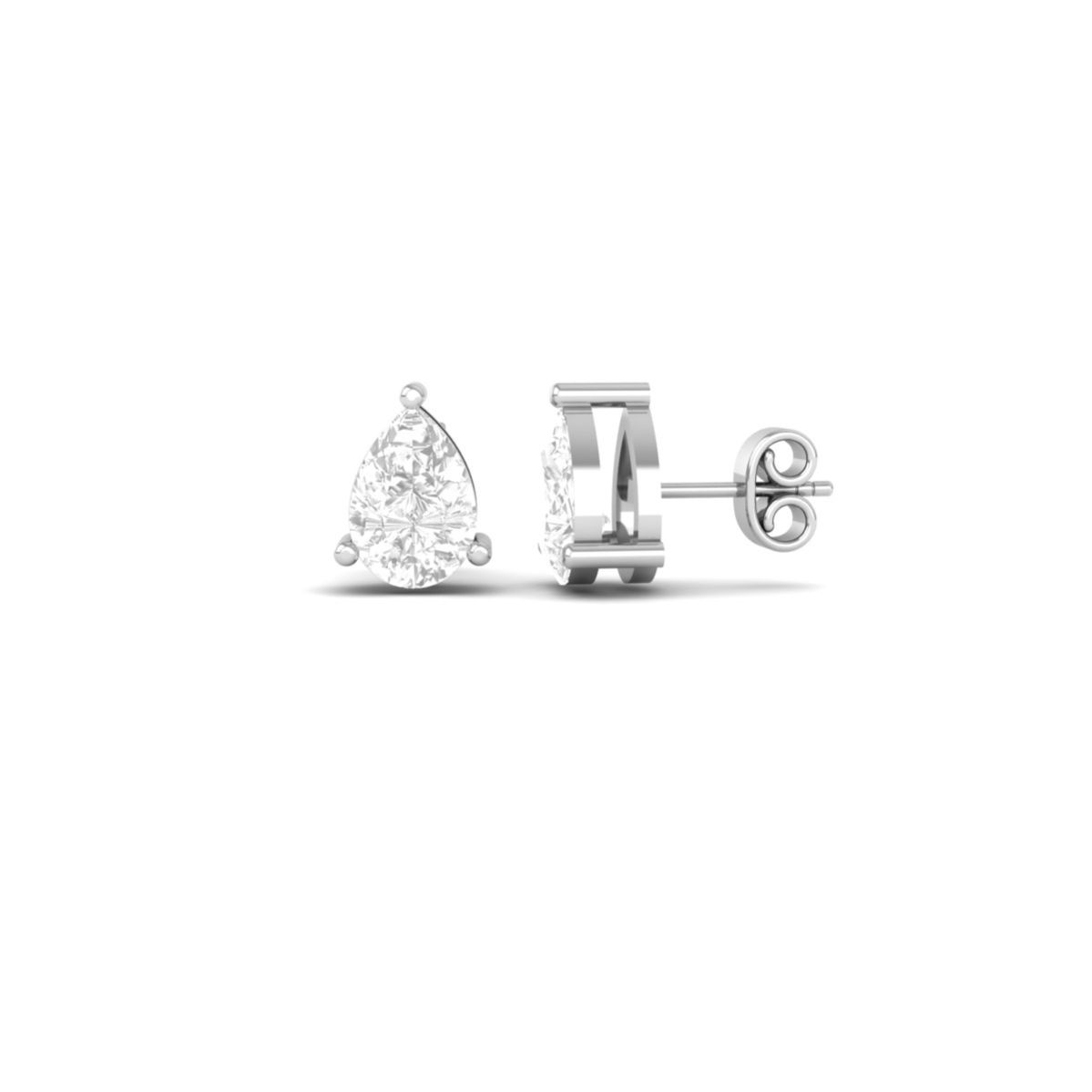 Pear Cut Moissanite St...