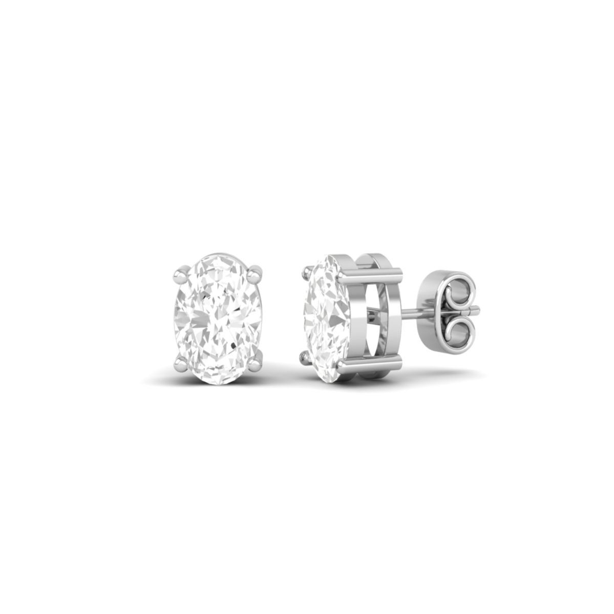 Oval Cut Moissanite St...
