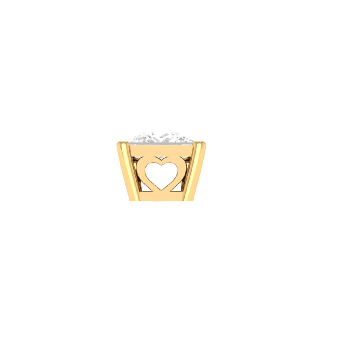 Princess Cut Moissanit...