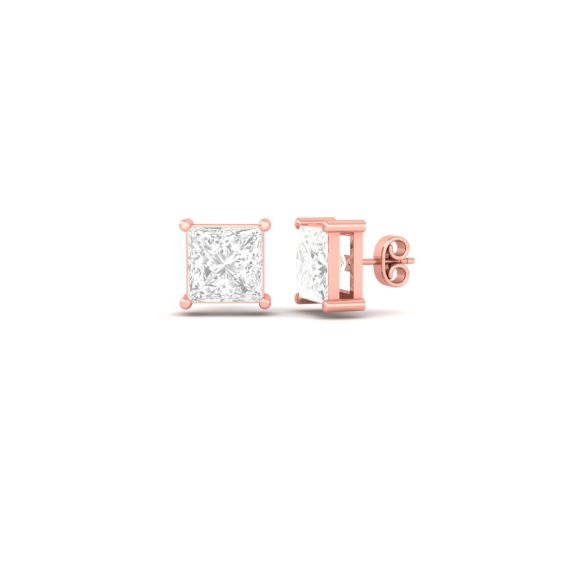 Princess Cut Moissanit...