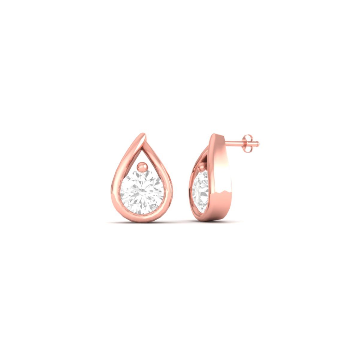 Teardrop Moissanite St...