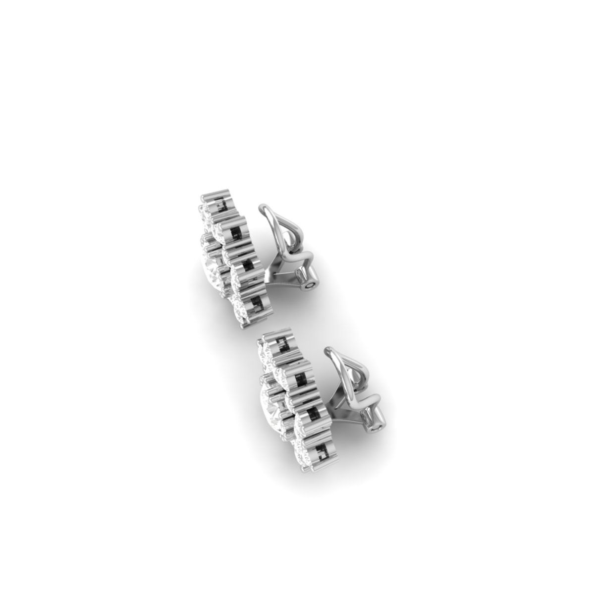 Floral Clip On Earring...