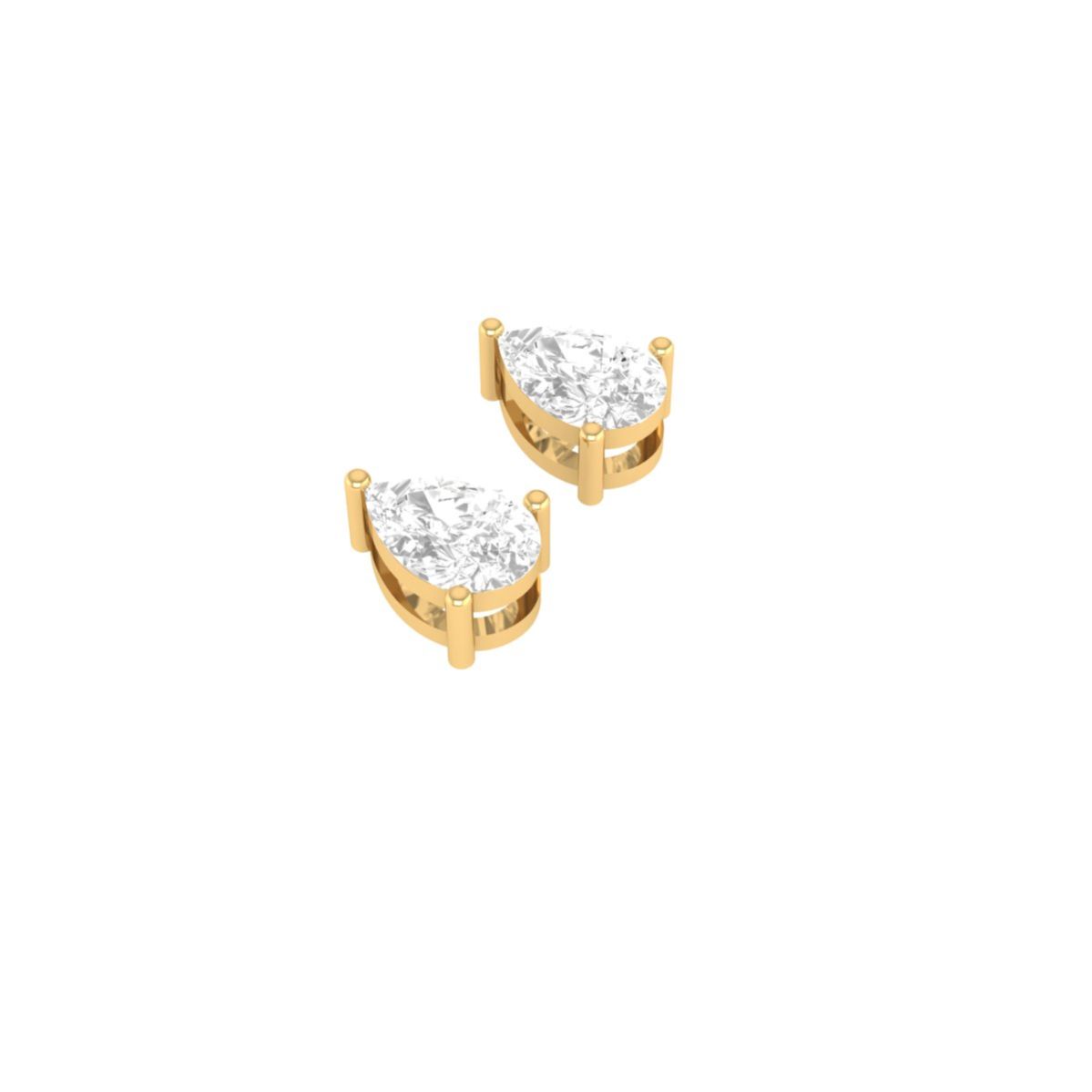 Pear Cut Moissanite St...