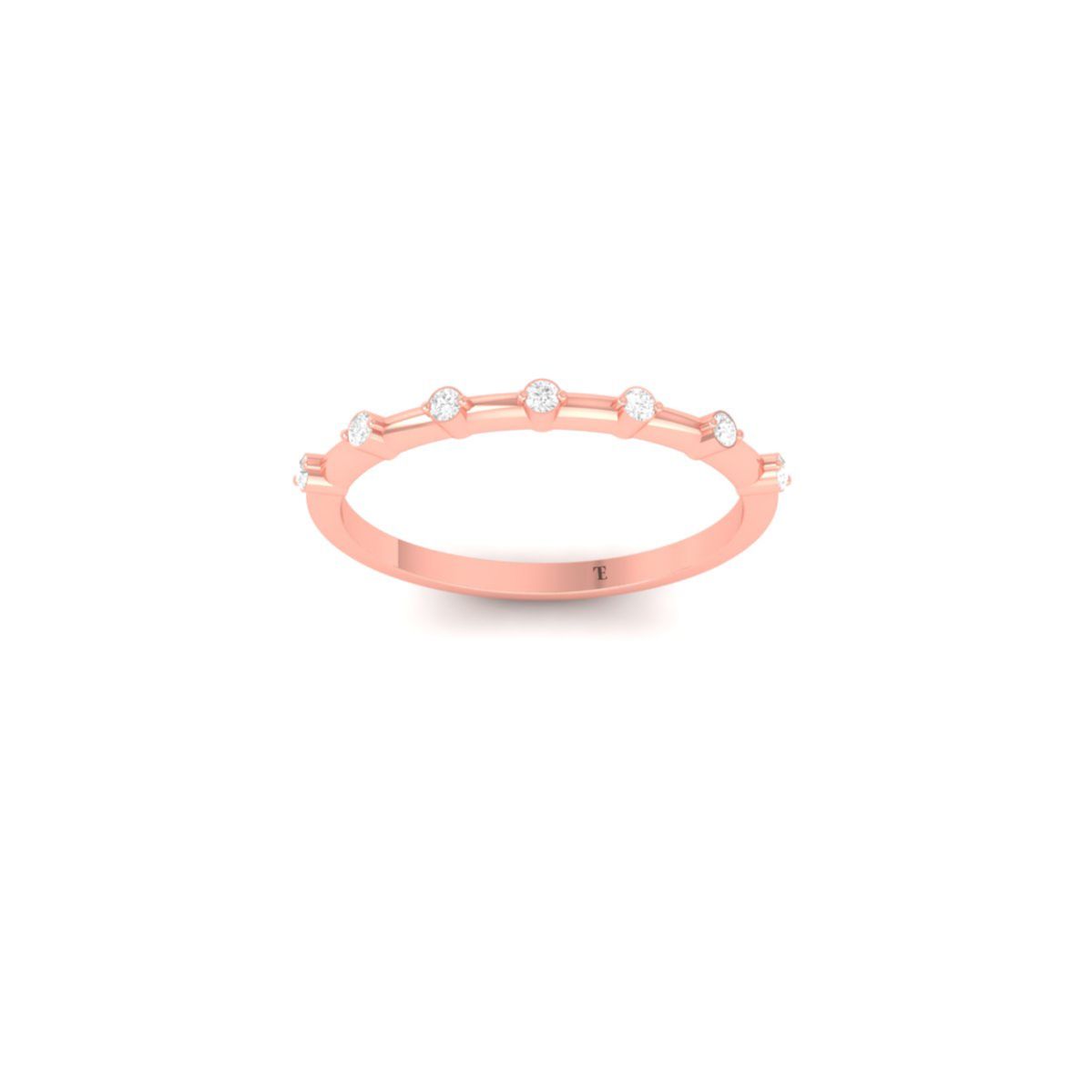 Dainty Moissanite Dot ...