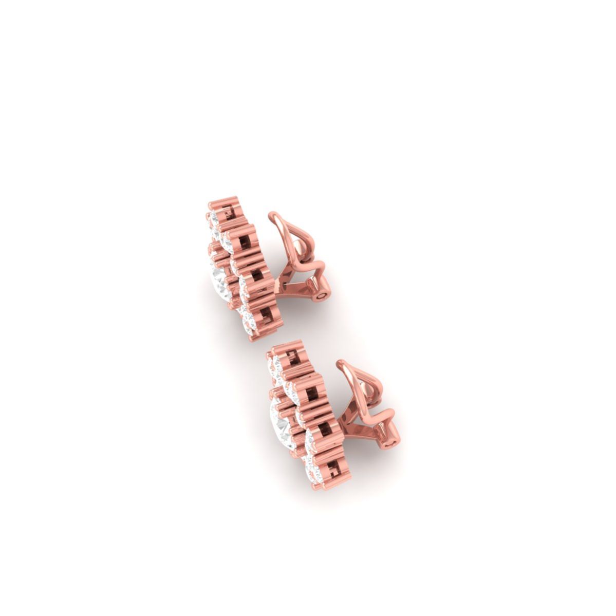 Floral Clip On Earring...