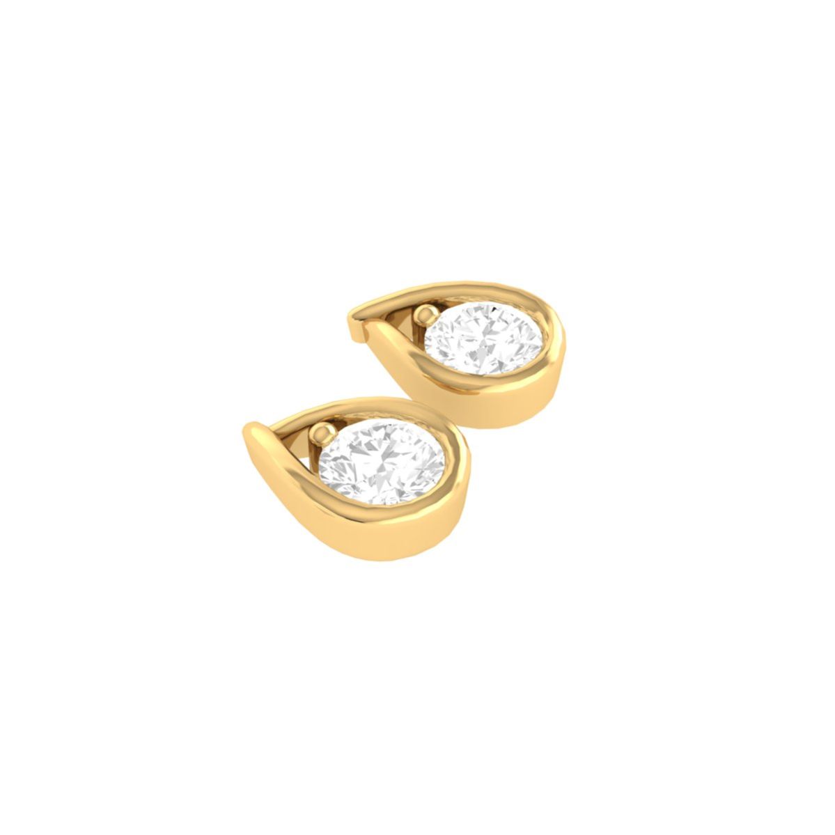 Teardrop Moissanite St...
