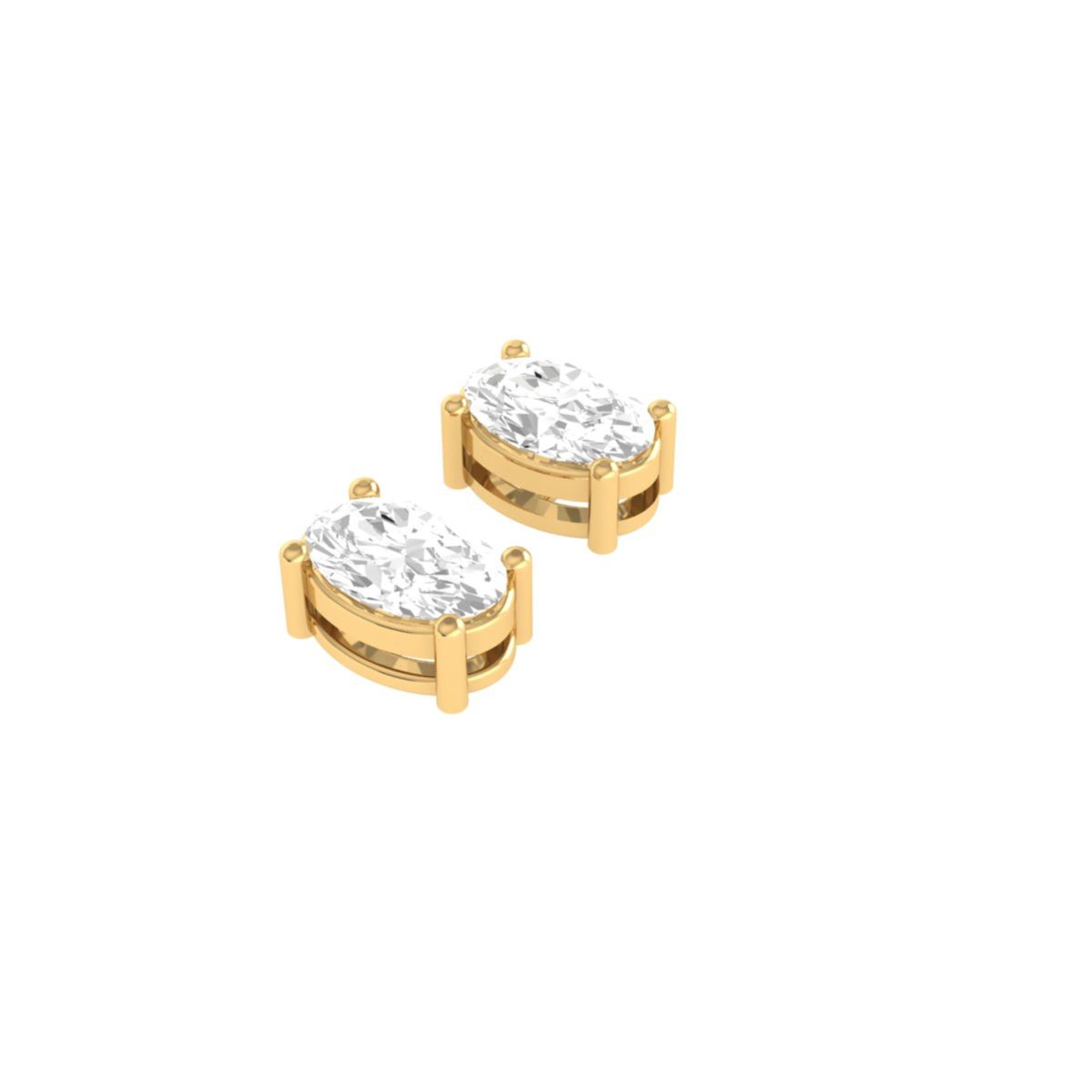 Oval Solitaire Diamond...