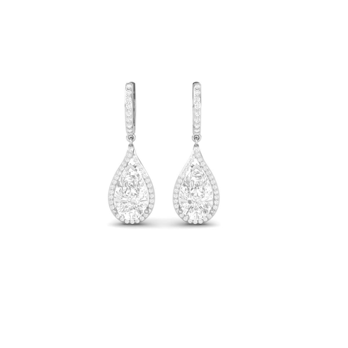 Pear-Shaped Moissanite...