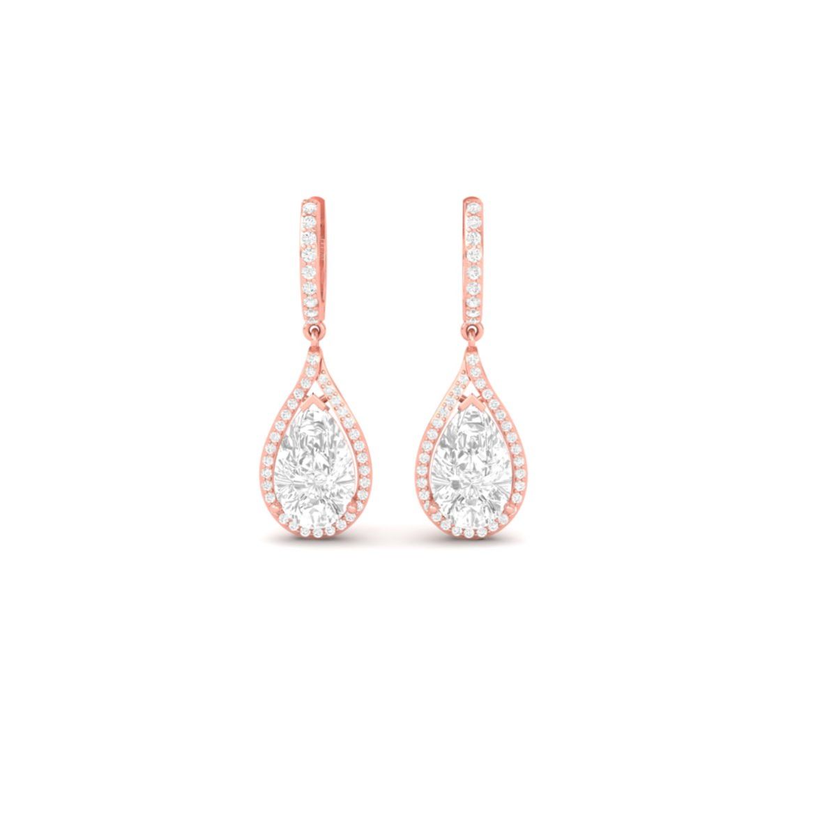 Pear-Shaped Moissanite...
