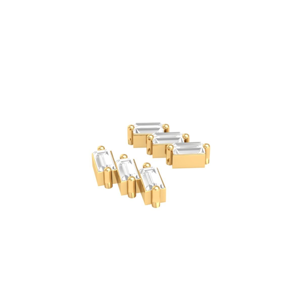 Baguette Moissanite St...
