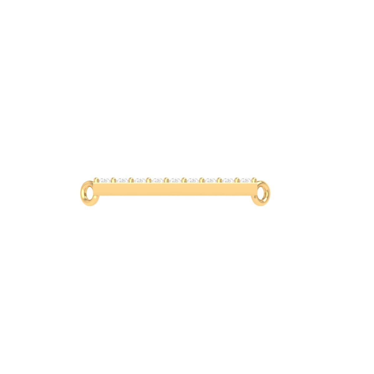 Dainty Diamond Bar Nec...