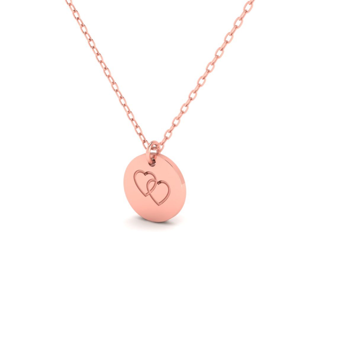 Double Heart Pendant N...