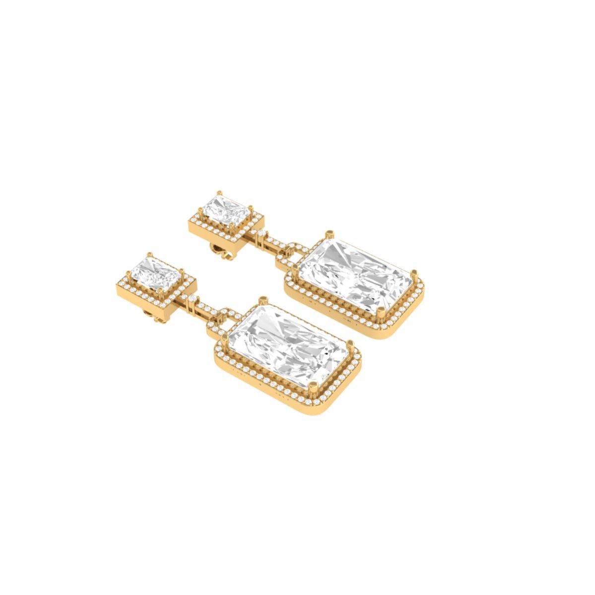 Emerald Cut Moissanite...