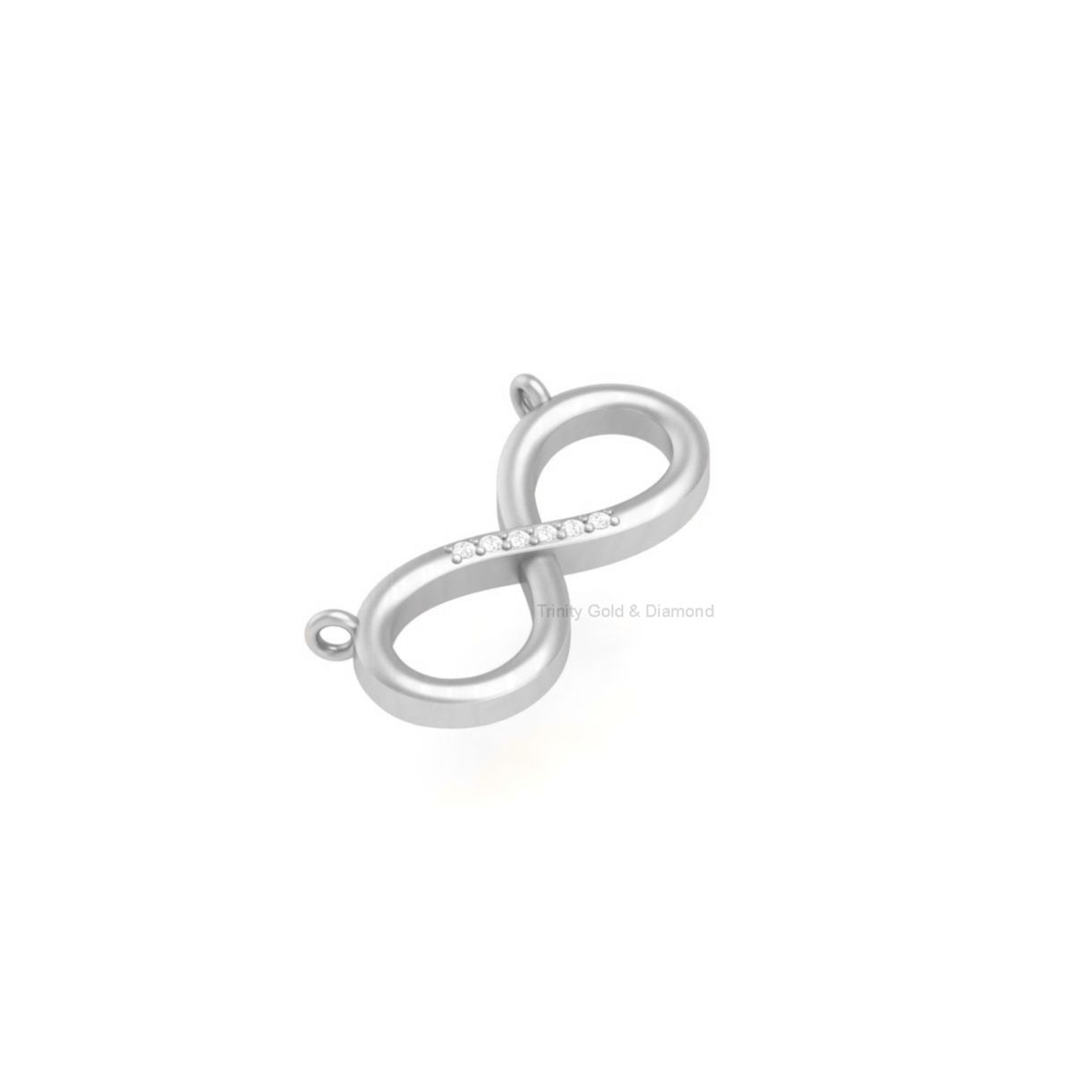 Infinity Moissanite Pe...