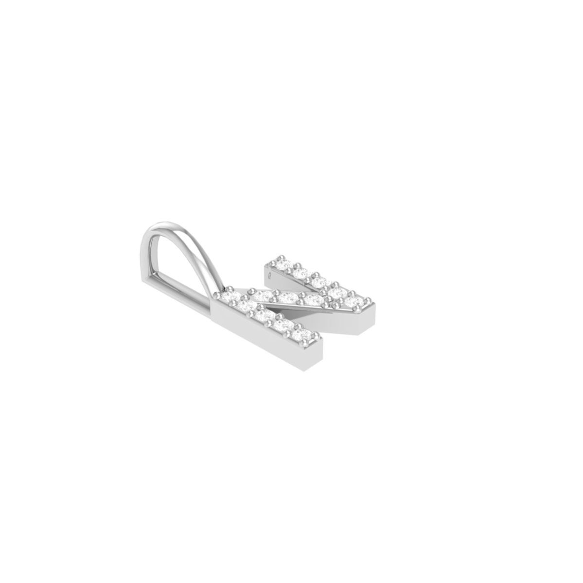 Initial N Pendant Neck...