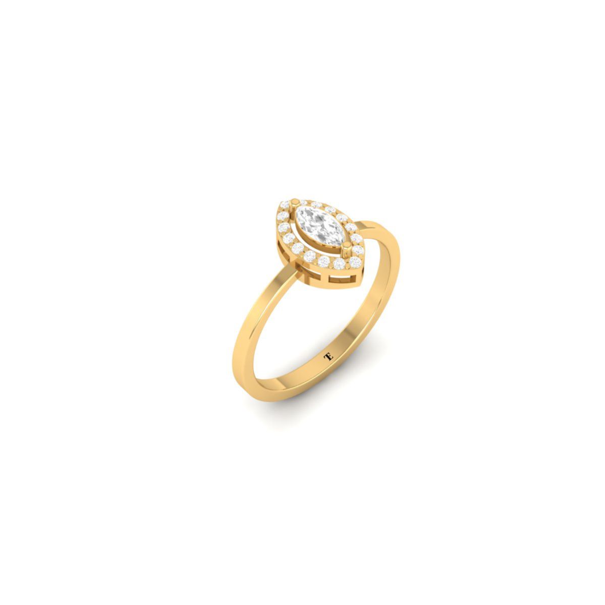 Marquise Cut Moissanit...