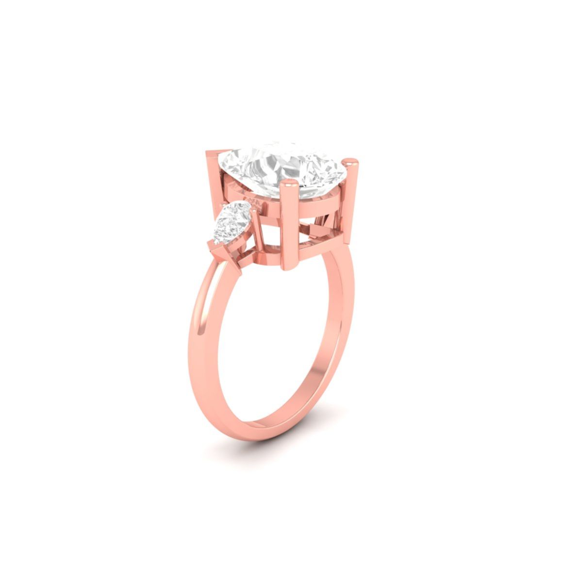Pear Cut Three Stone M...