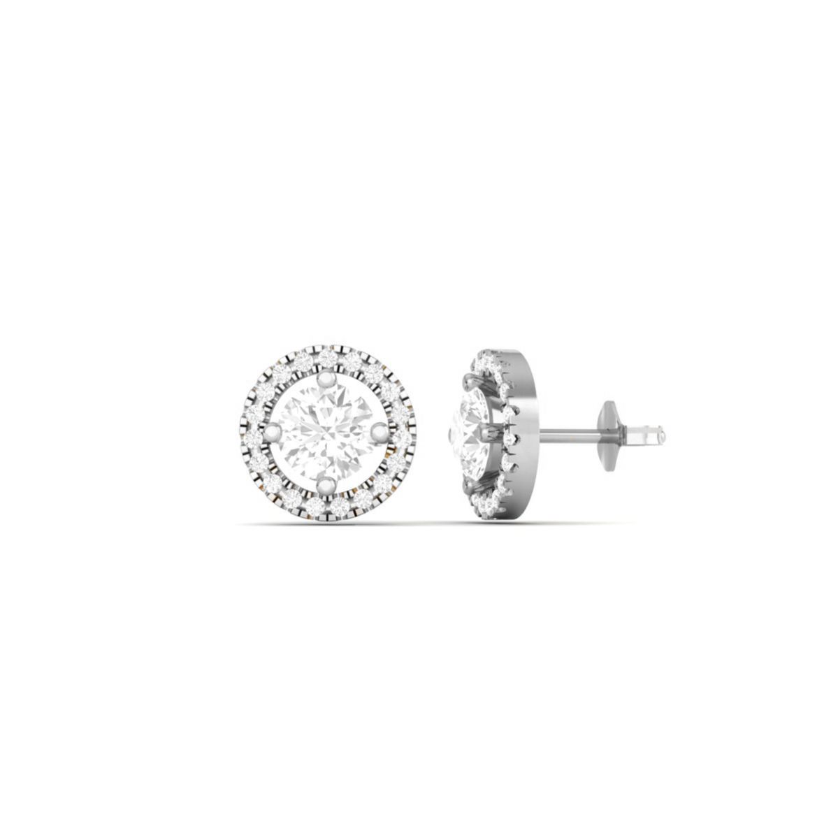 Round Cut Moissanite D...