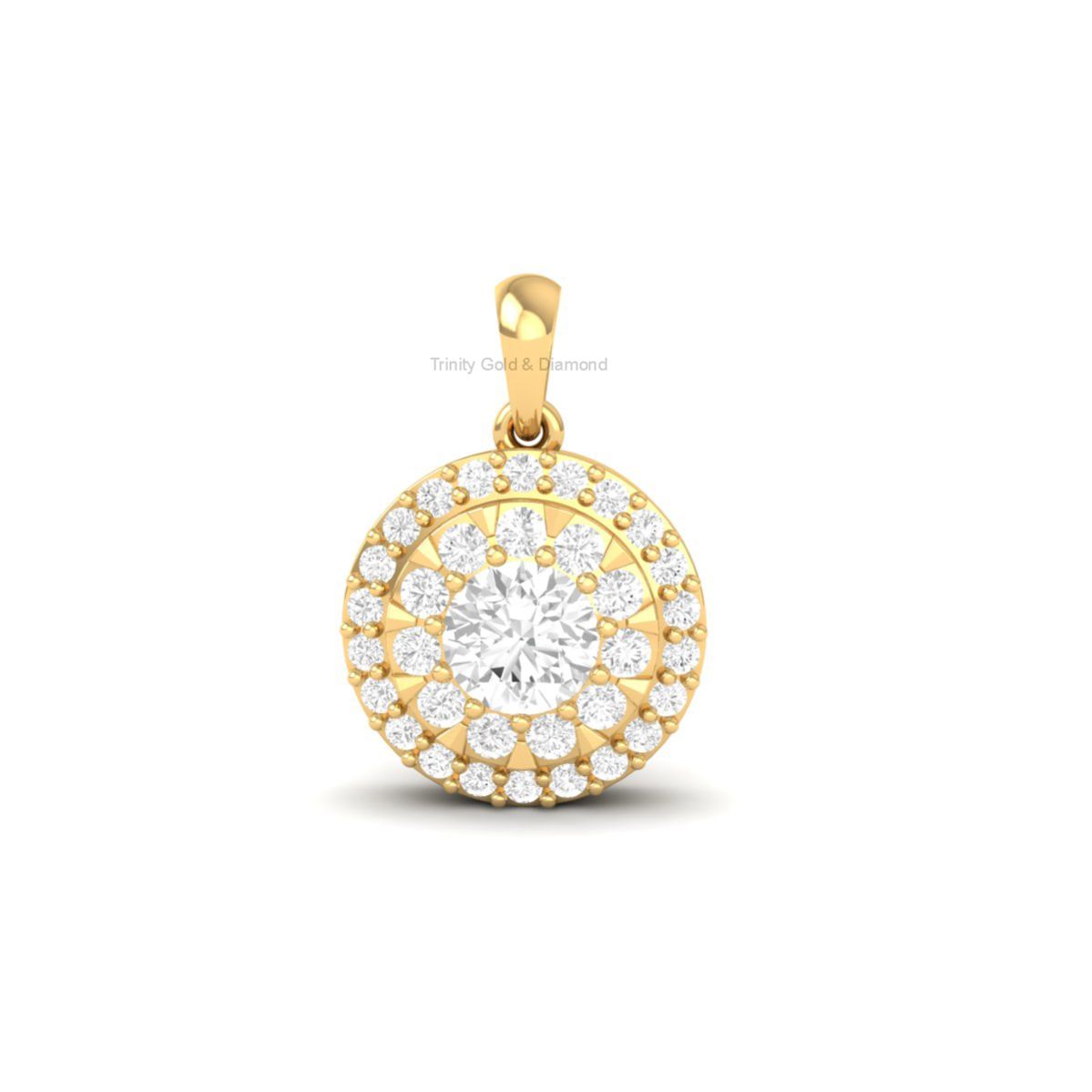 Round Moissanite Illus...