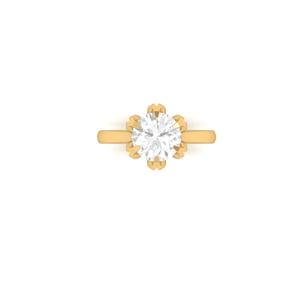 Round Solitaire Moissa...