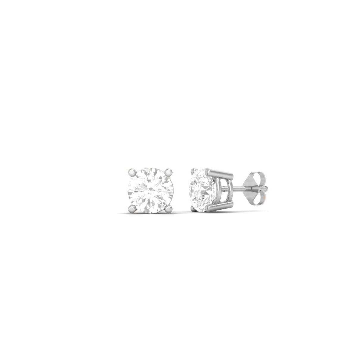 4-Prong Round Cut Mois...