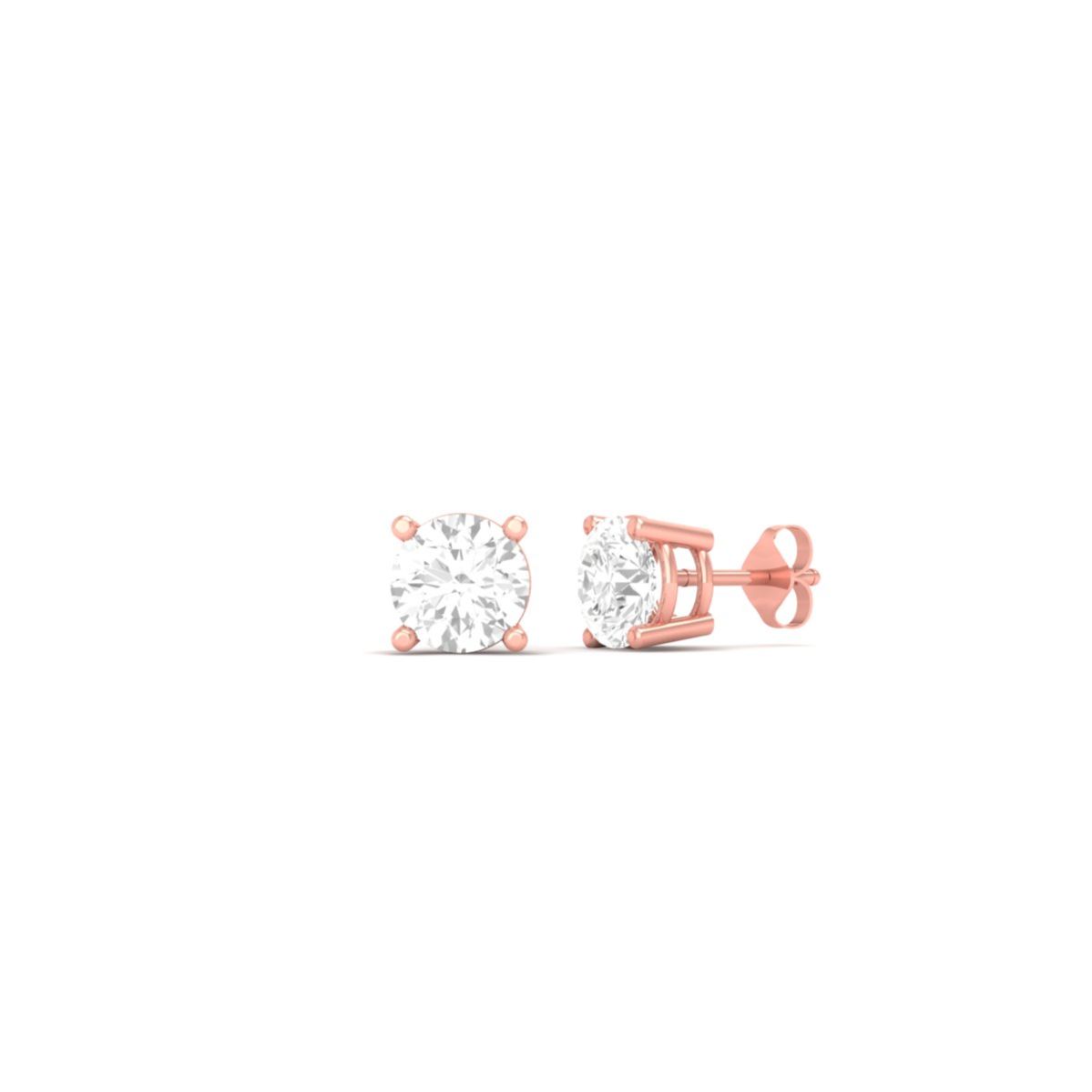 4-Prong Round Cut Mois...