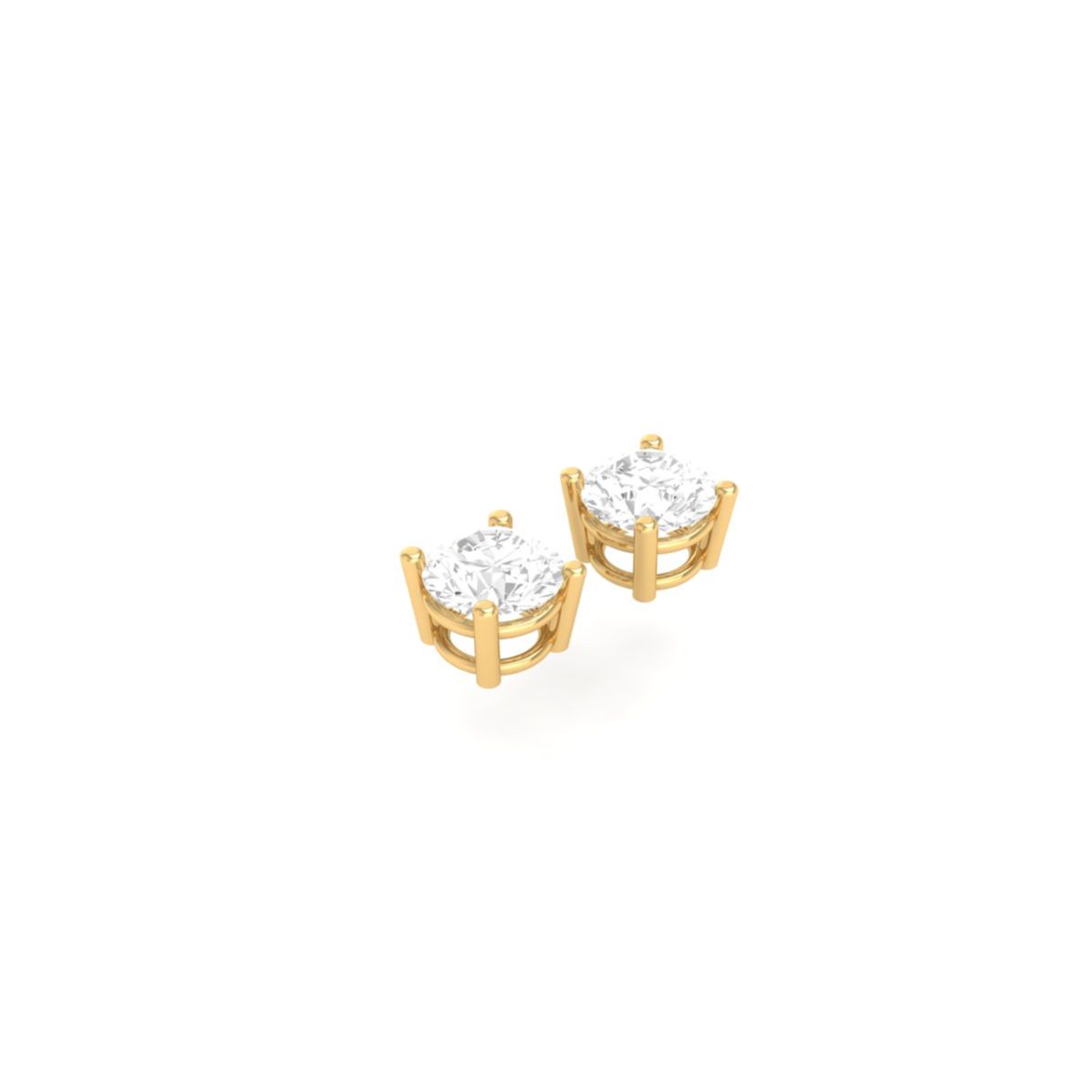 4-Prong Round Cut Mois...