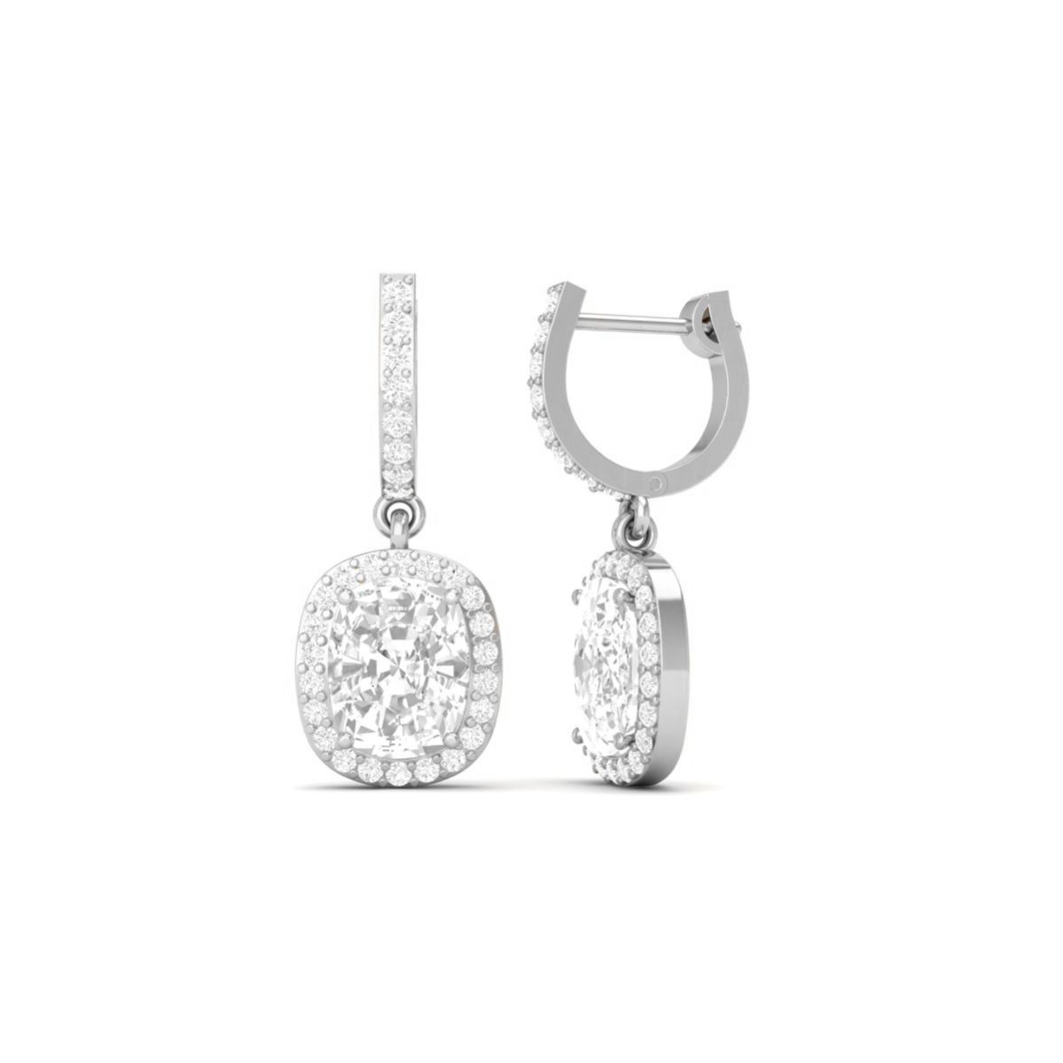 Cushion Cut Moissanite...
