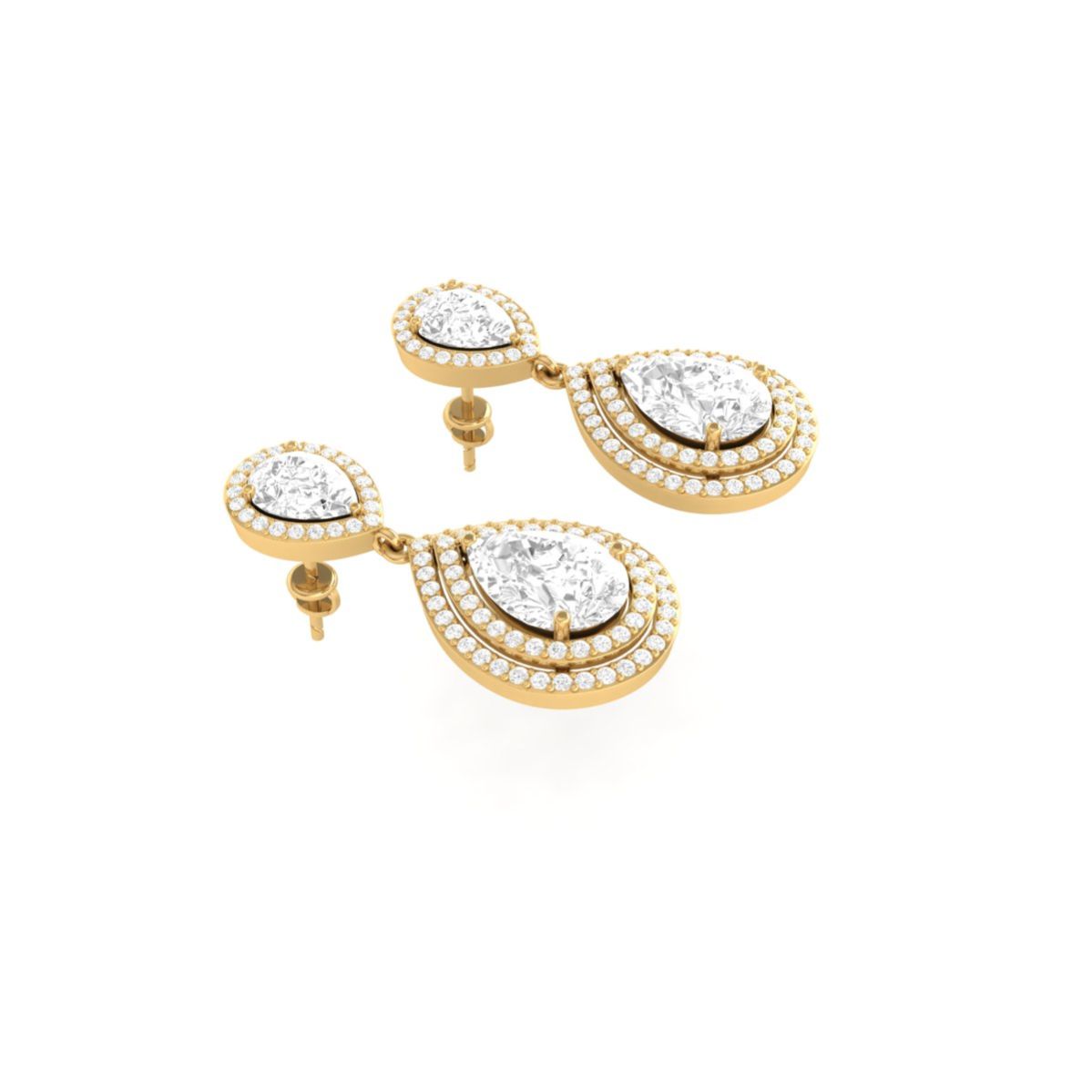 Moissanite Pear Shape ...