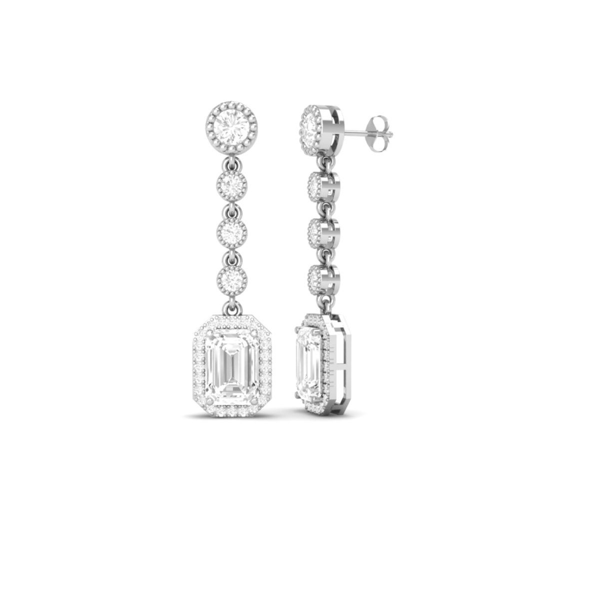 Emerald Cut Moissanite...
