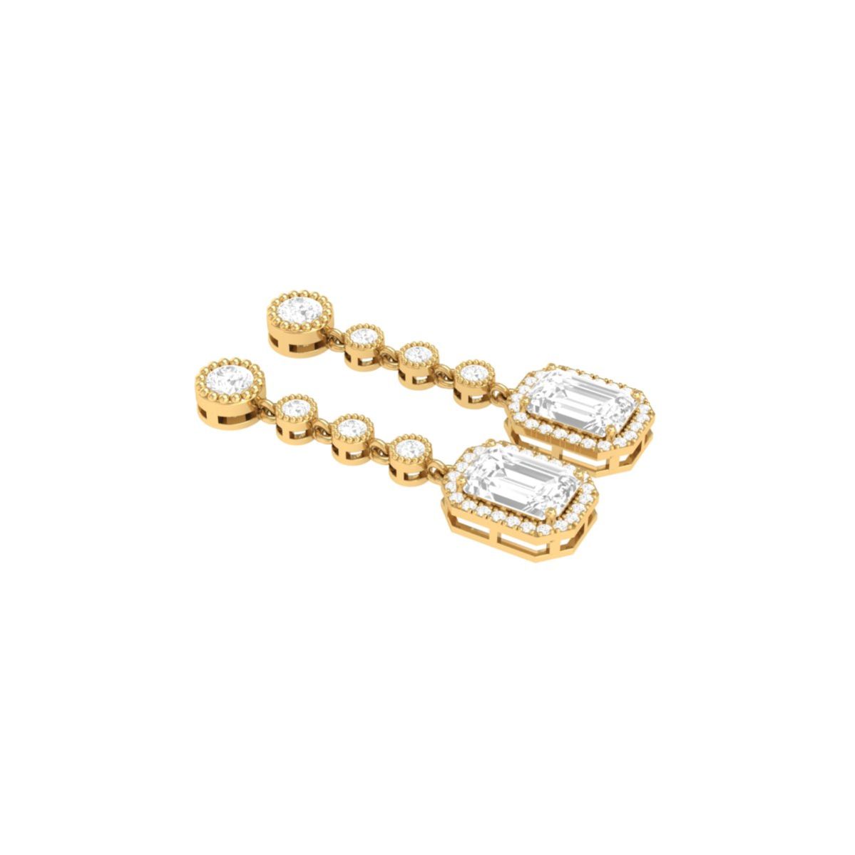 Emerald Cut Moissanite...