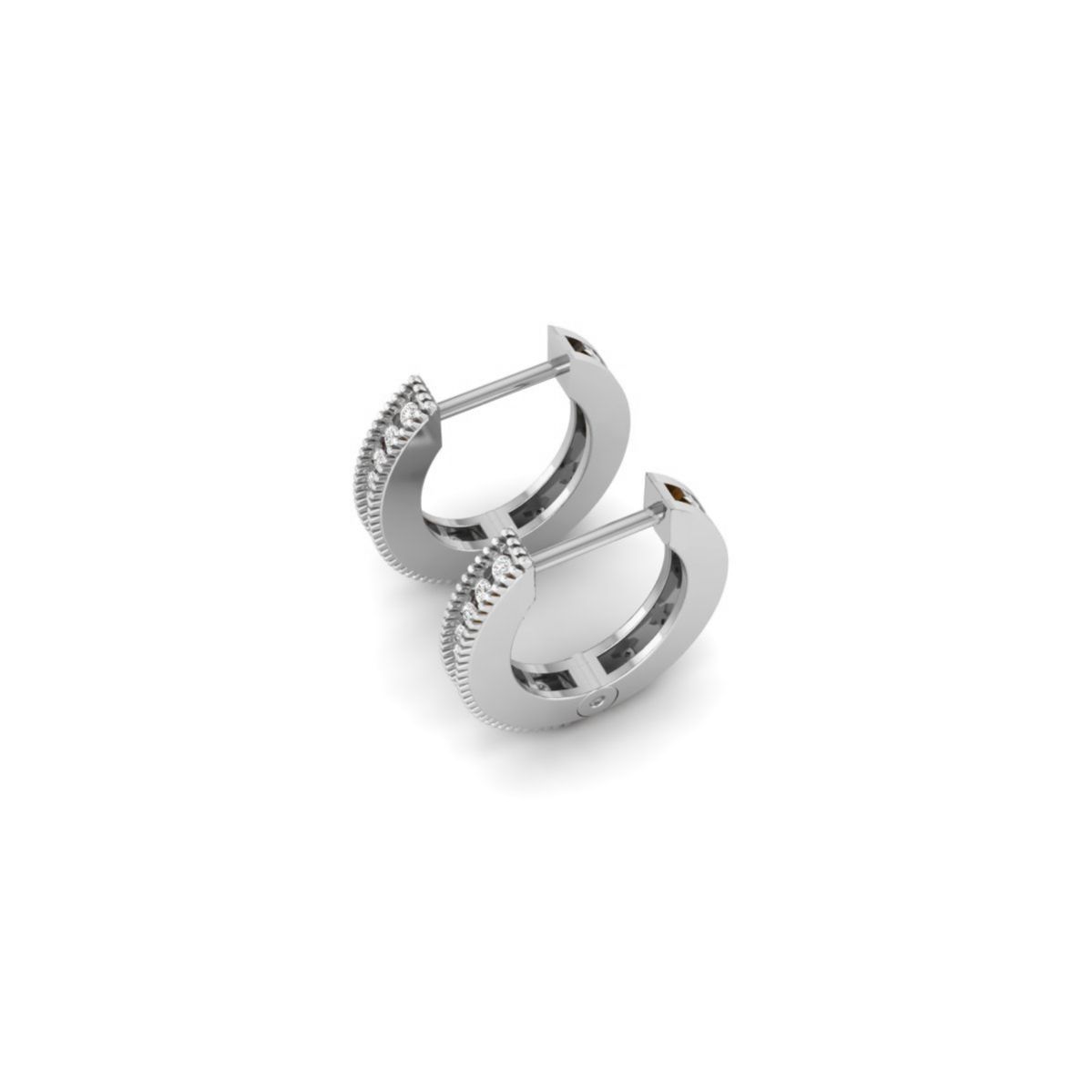 Milgrain Moissanite Ho...