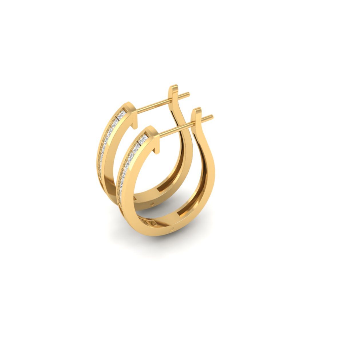 Princess Cut Moissanit...