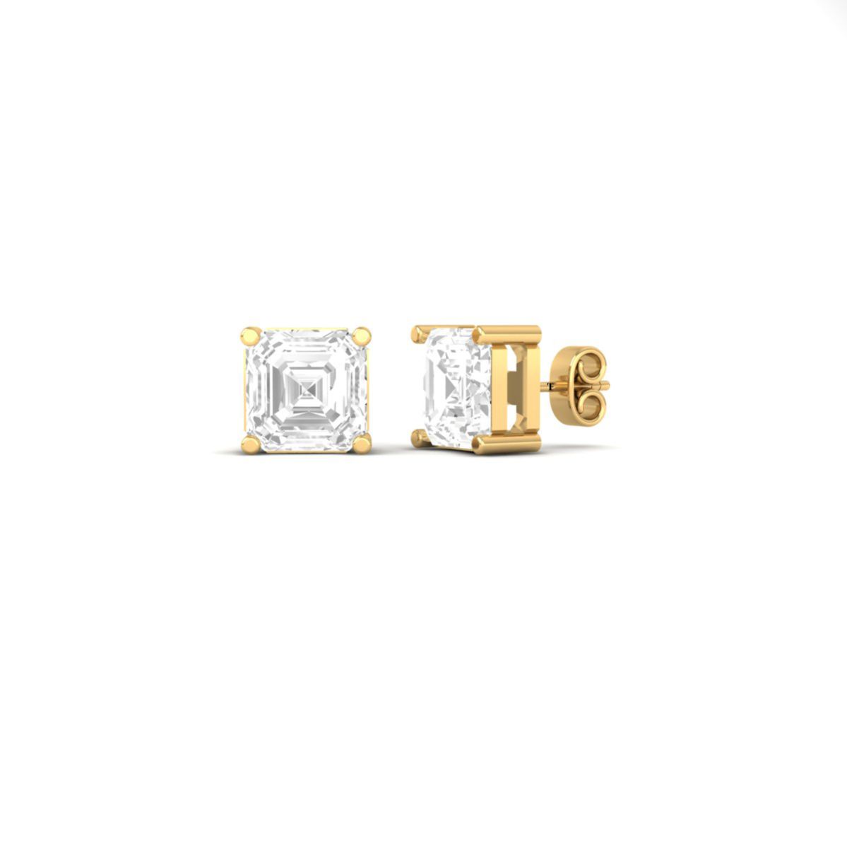 Asscher Cut Moissanite...