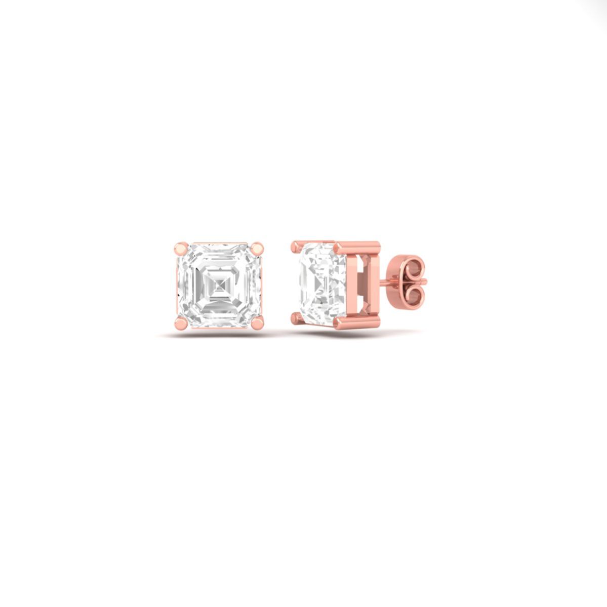 Asscher Cut Moissanite...