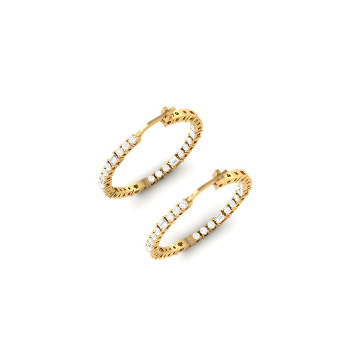 Moissanite Baguette & ...