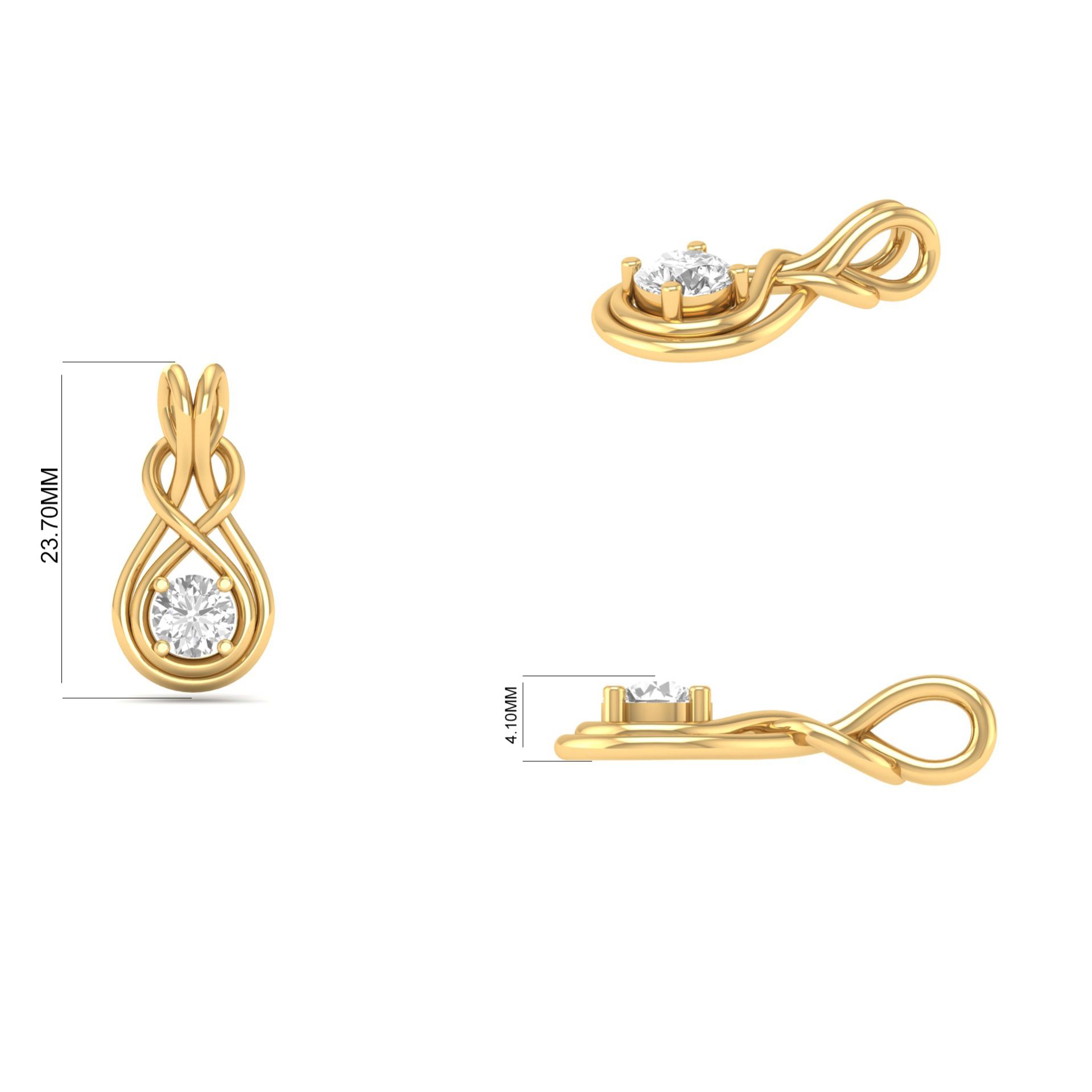 Infinity Diamond Penda...