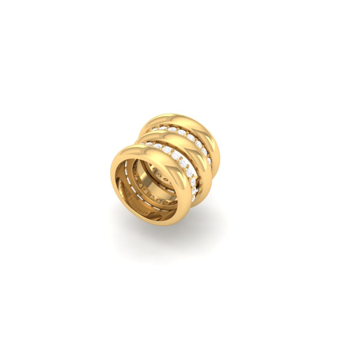 Triple Ring Pendant Ne...