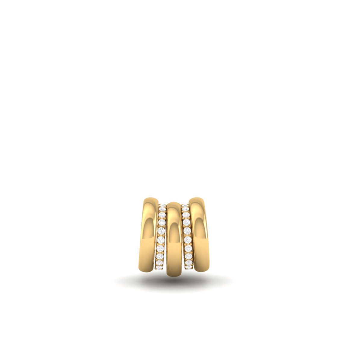 Triple Ring Pendant Ne...