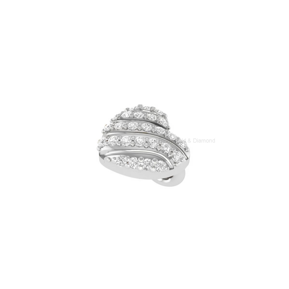 Wavy Diamond Heart Pen...