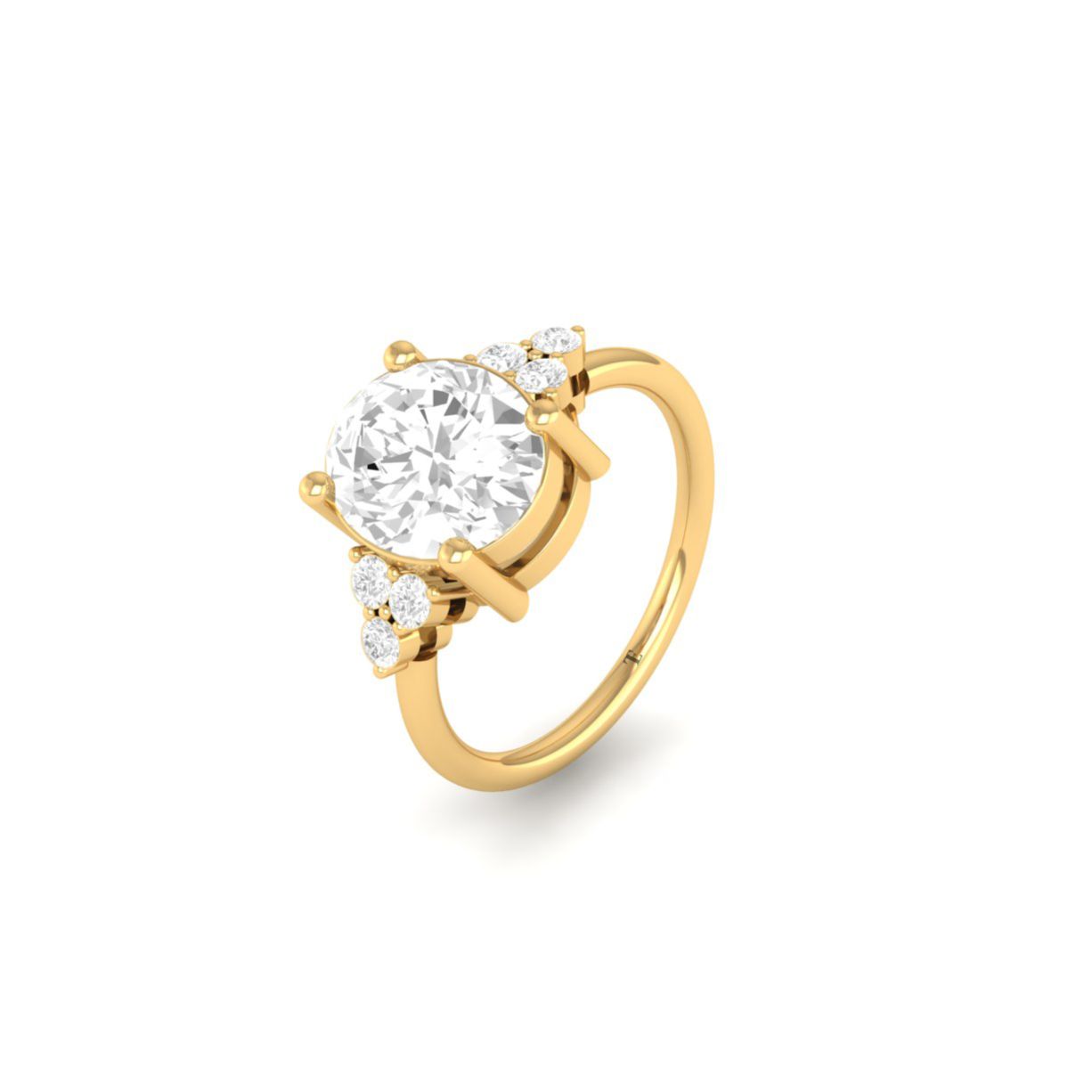 Women's Oval Round Cut...